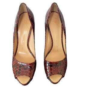 Vero Shoes Cuoio Giuseppe‎ Zanotti Design Heels Sz 38 EU/7.5 US